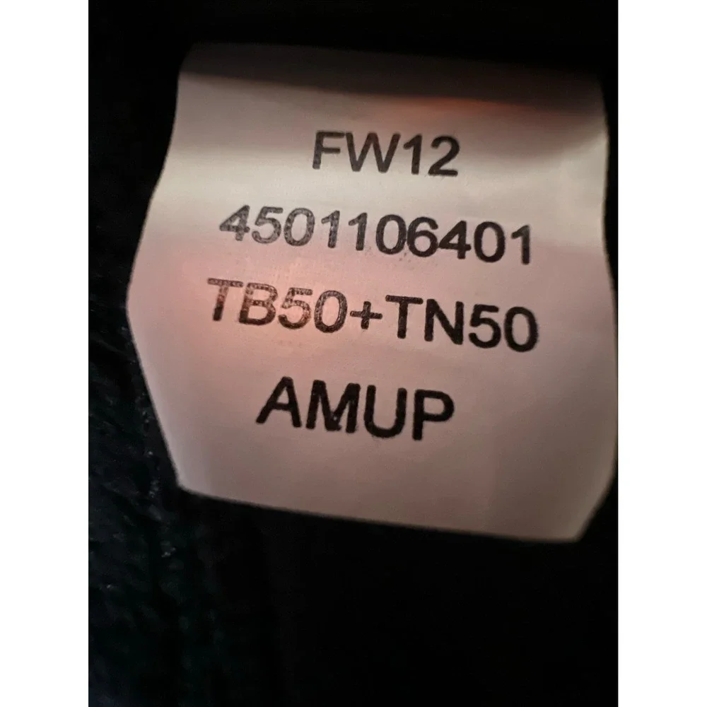 The North Face Jacket Mens M Black Lined Zip Pockets Mock Neck Fleece lining Out